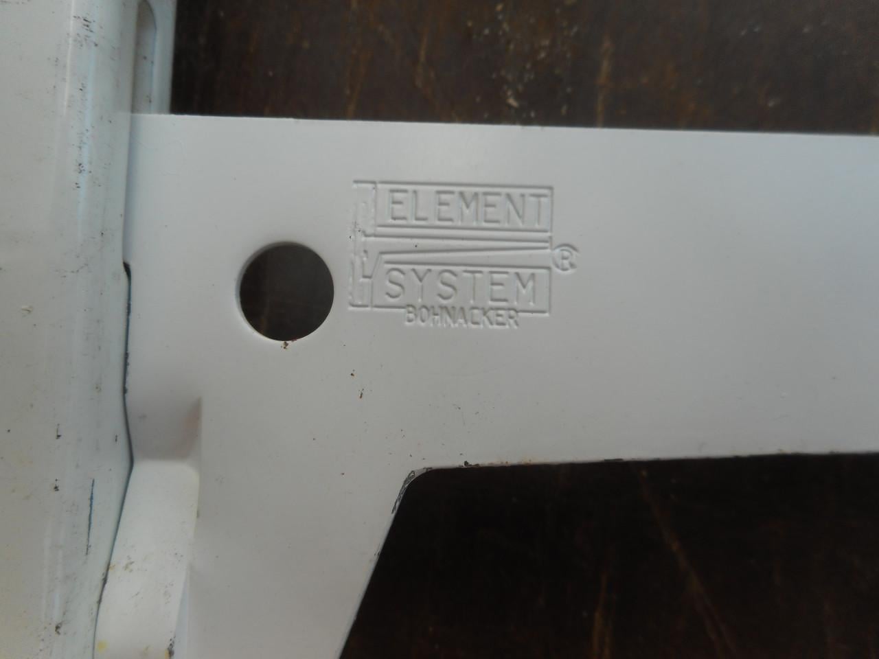 Element System rail met plankdragers