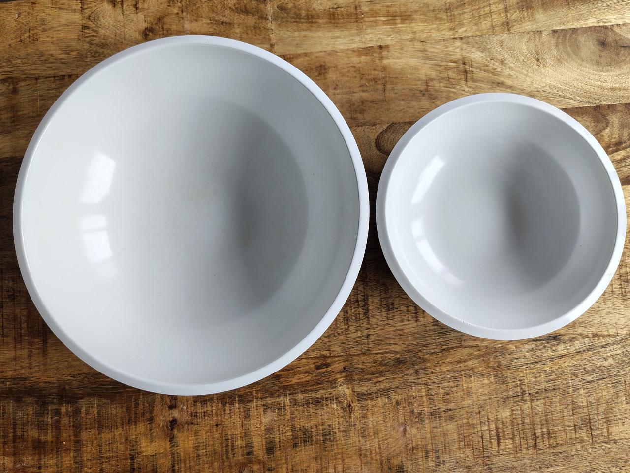 Set van twee schalen