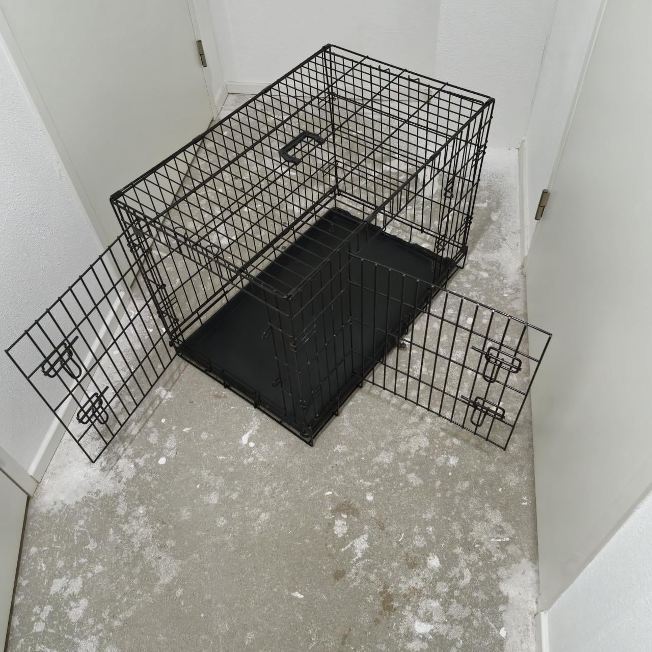 Honden Bench (Twin Door) inklapbaar