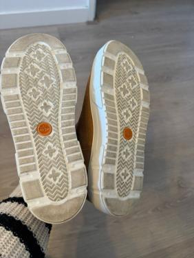 Timberland Laurel Court Mid Pull-On Chukka in oranje suède