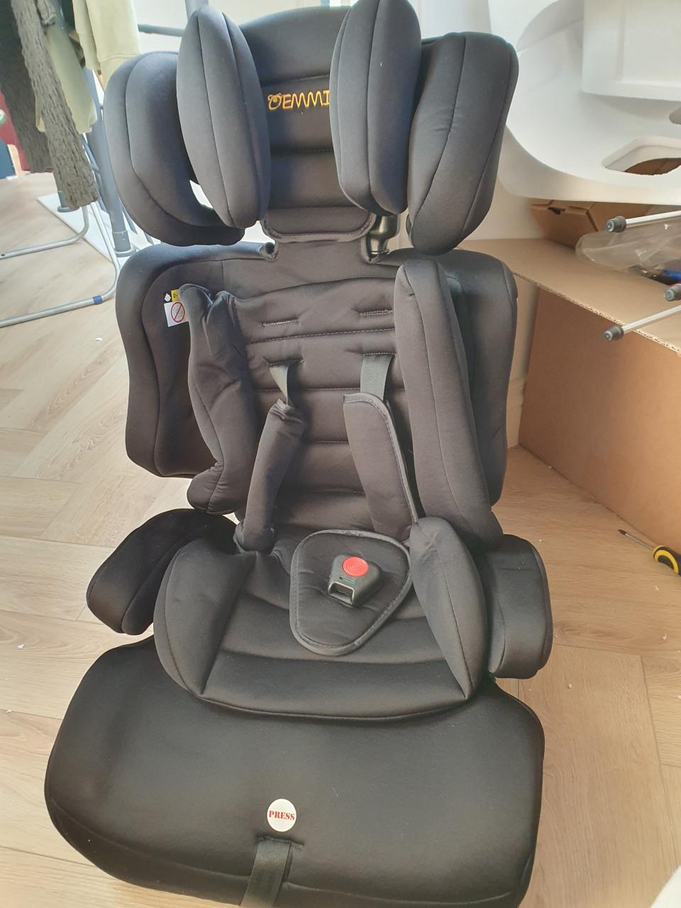 Oemmie autostoel kinderen zwart | veilig & comfortabel nieuw