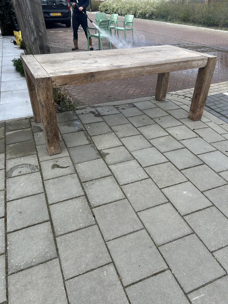 Houten tafel