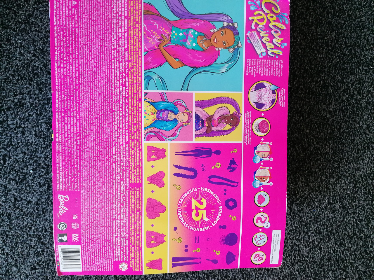 Barbie colour reveal