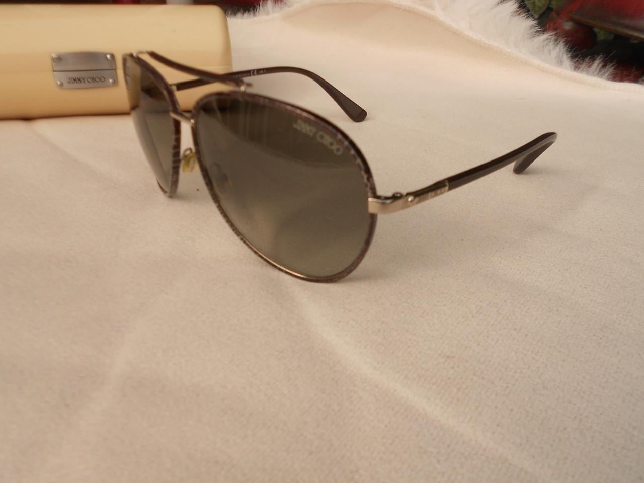 Jimmy choo heren zonnebril met case.