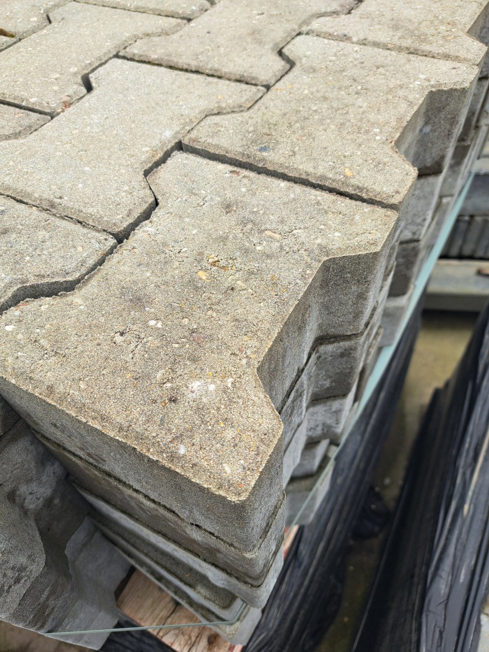 5 pallets bestratings materiaal
