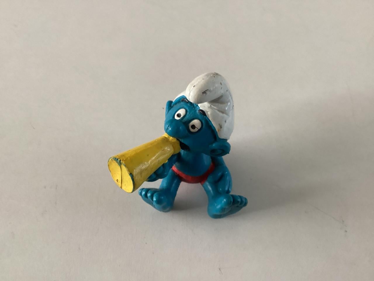 Verschillende Smurfen.    Schleich/Peyo.   Materiaal: rubber. Hoogte: 5 cm.