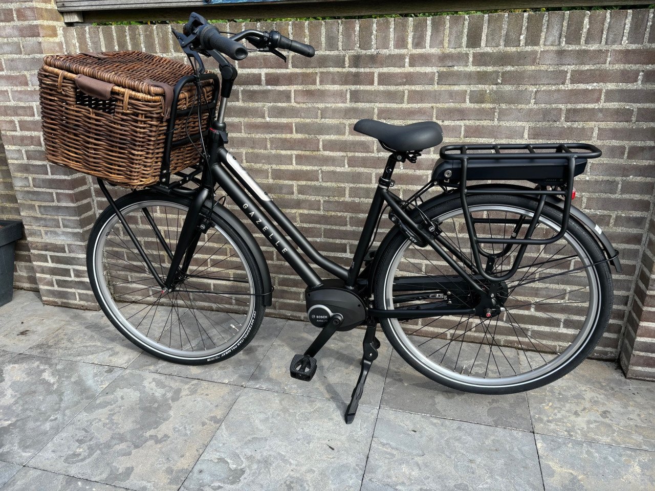 Gazelle Heavy Duty damesfiets mat zwart