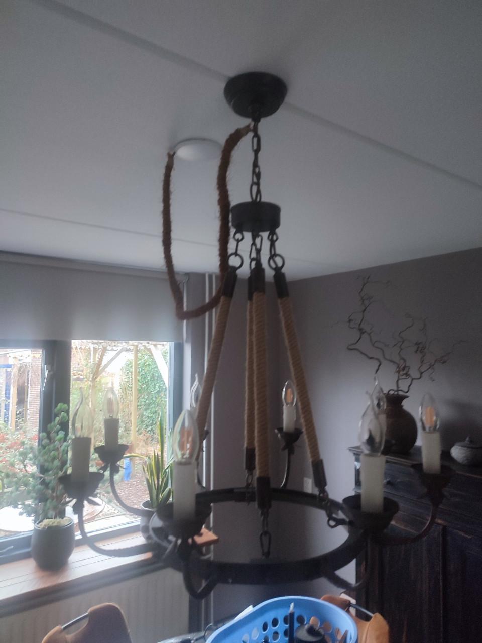 Zeer mooie landelijke hanglamp