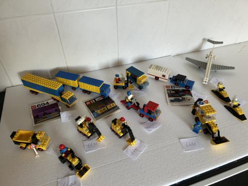 Oude Lego modellen. (13 totaal)