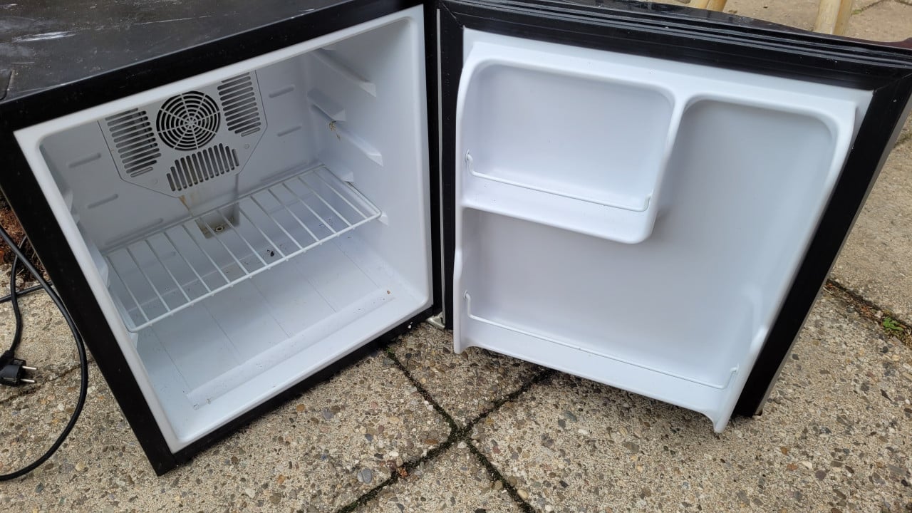 Mini koelkast voor op de camping