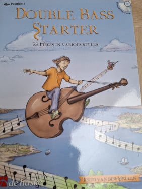 Drie contrabas leerboeken voor starters