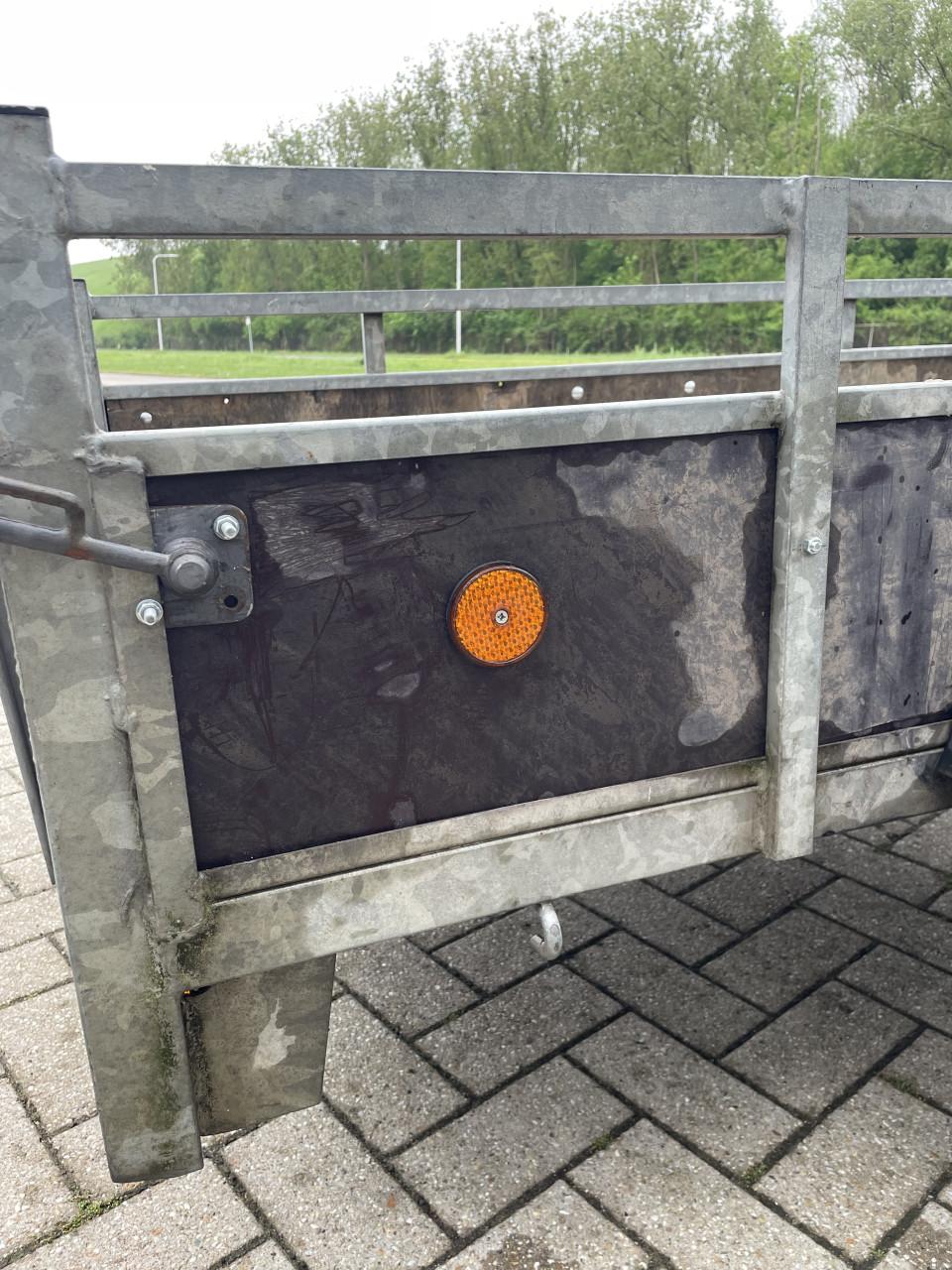 ZGAN Aanhanger 1.85 x 1M met Neuswiel!