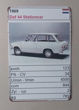 Daf 44 Metalen Bord