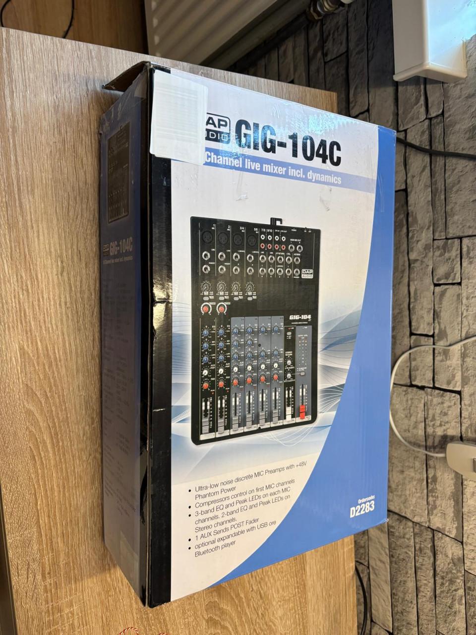DAP GIG-104C inclusief USB recorder/player