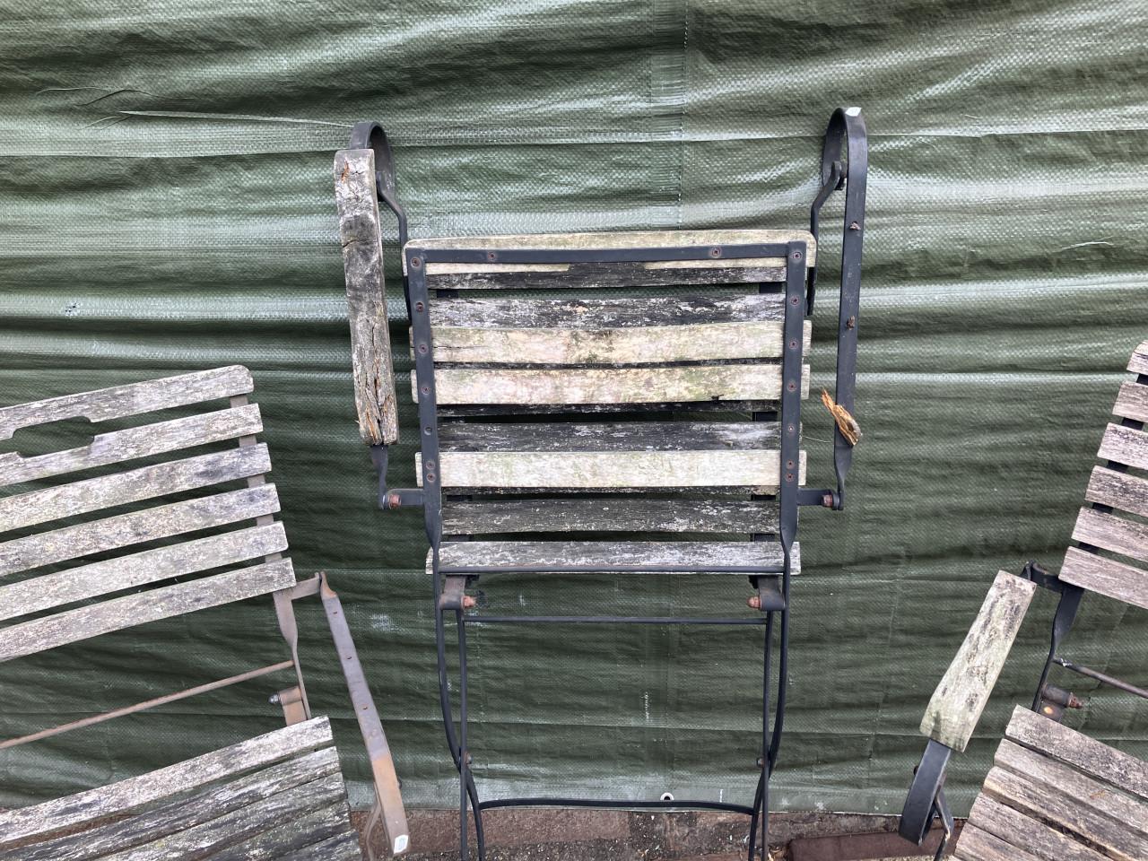 5 vintage stoelen (opknappers)