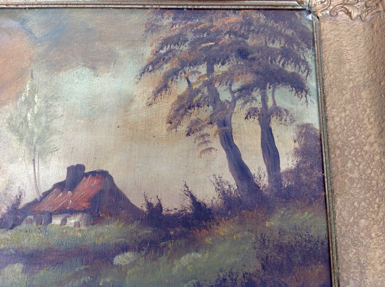 Schilderij op doek van landschap