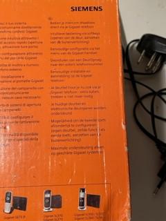 Draadloze deurbeltelefoon DECT met losse handset