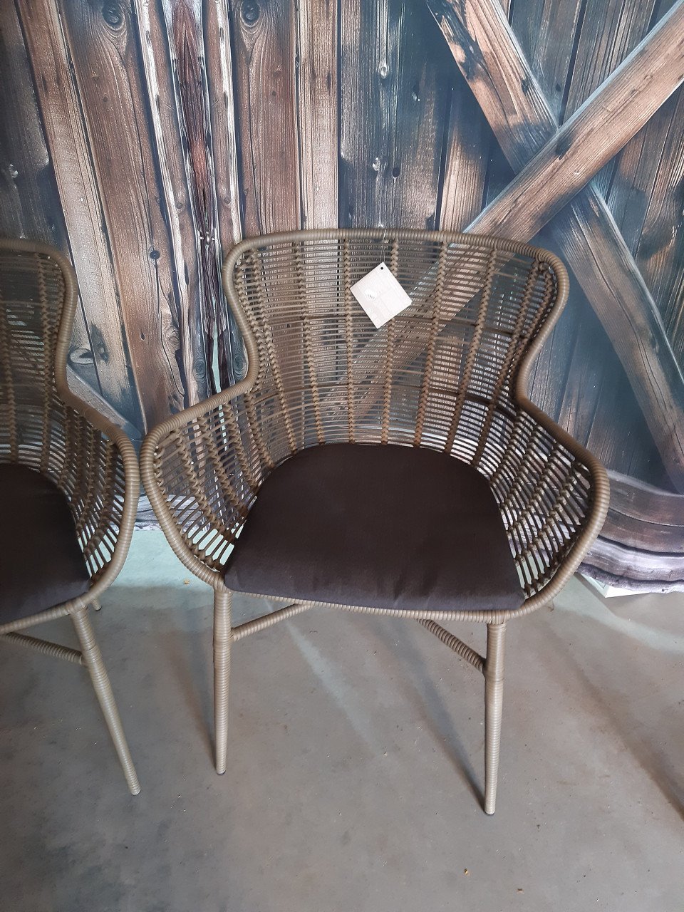 Wicker tuinstoelen