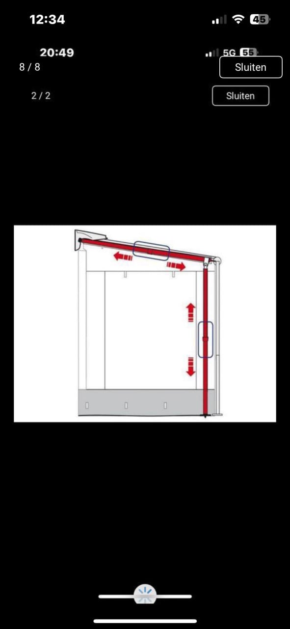 Fiamma Rafter Carvanstore Support leg