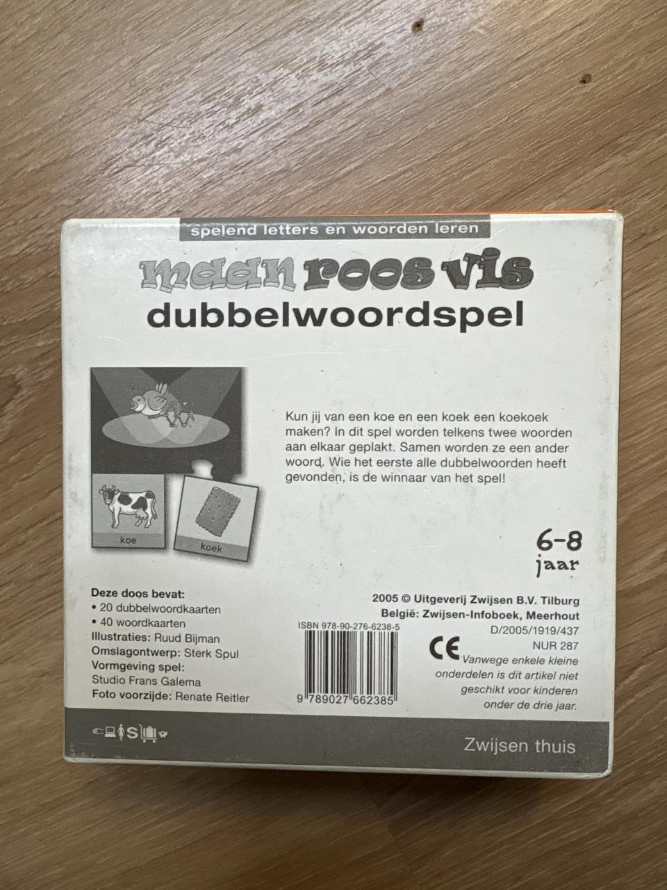 Dubbelwoordspel 6-8 jaar