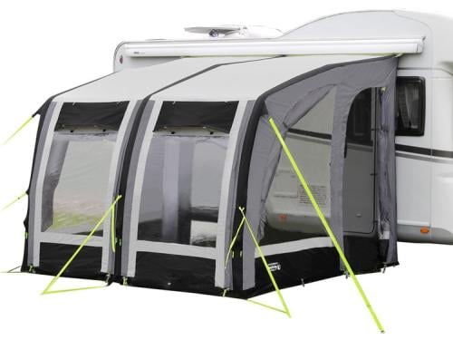 Voortent opblaasbaar voor camper en caravan .