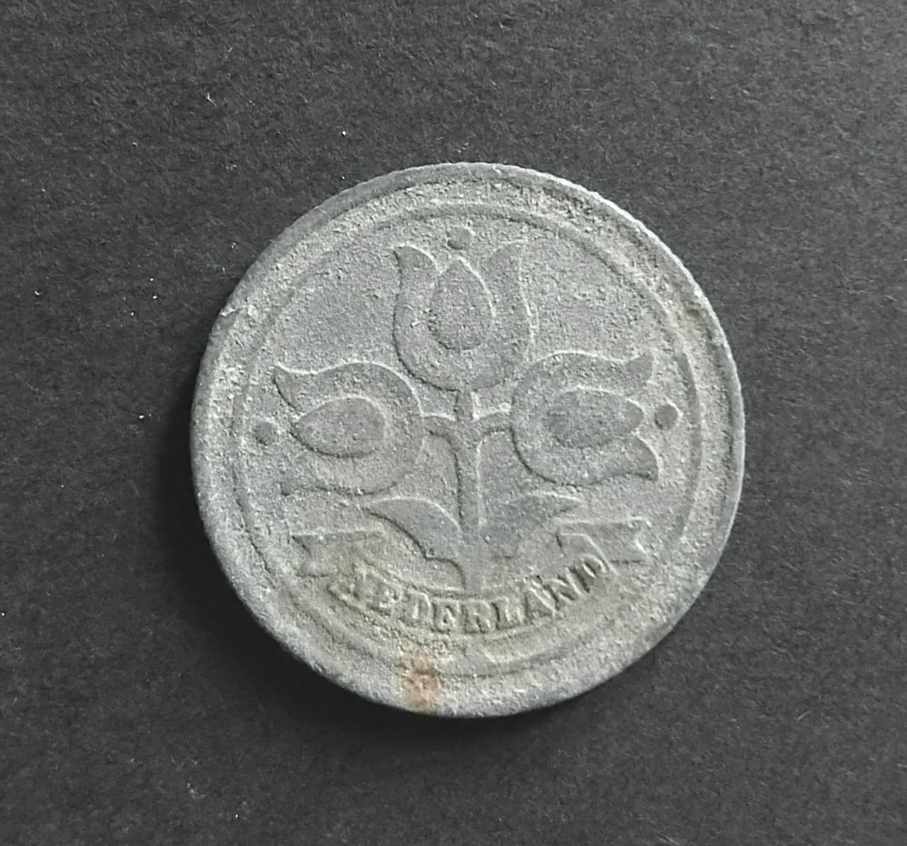 1941 1942 (2x) 1943 Zinken Dubbeltjes 4x