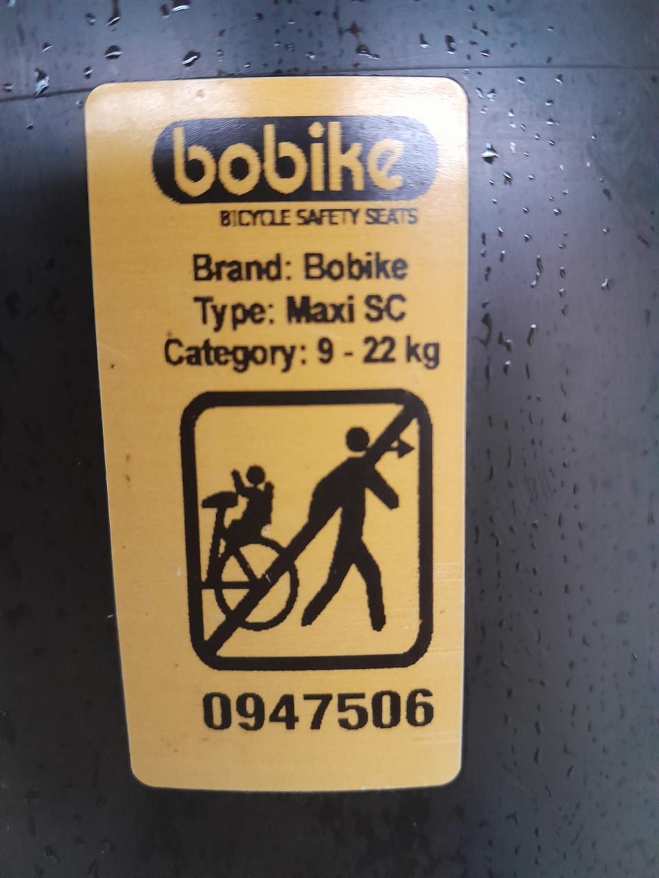 Z.g.a.n Bob Bike fietstoeltje geschikt voor 22 kg  TUV gekeurd