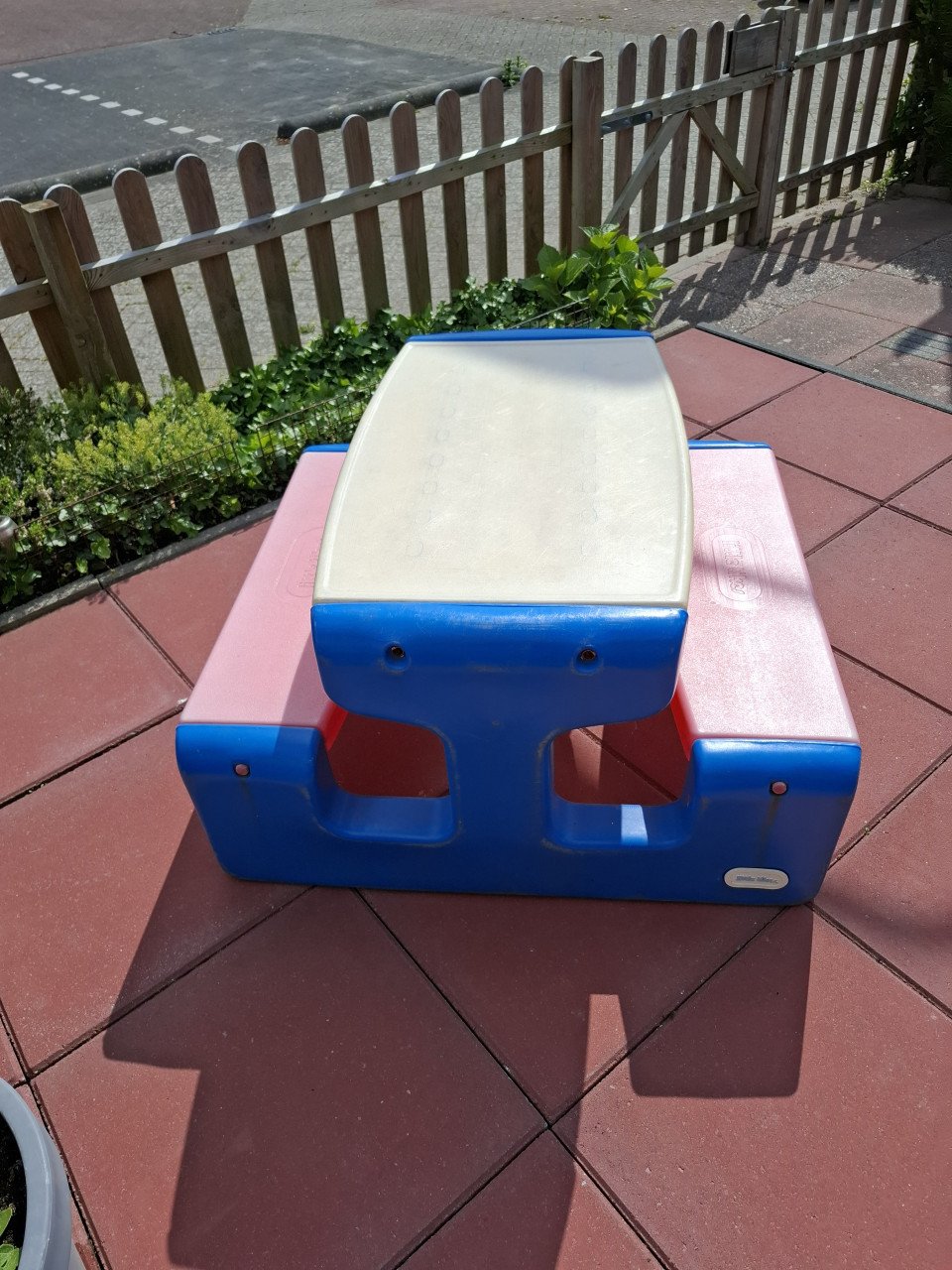 Kinder picknick tafel