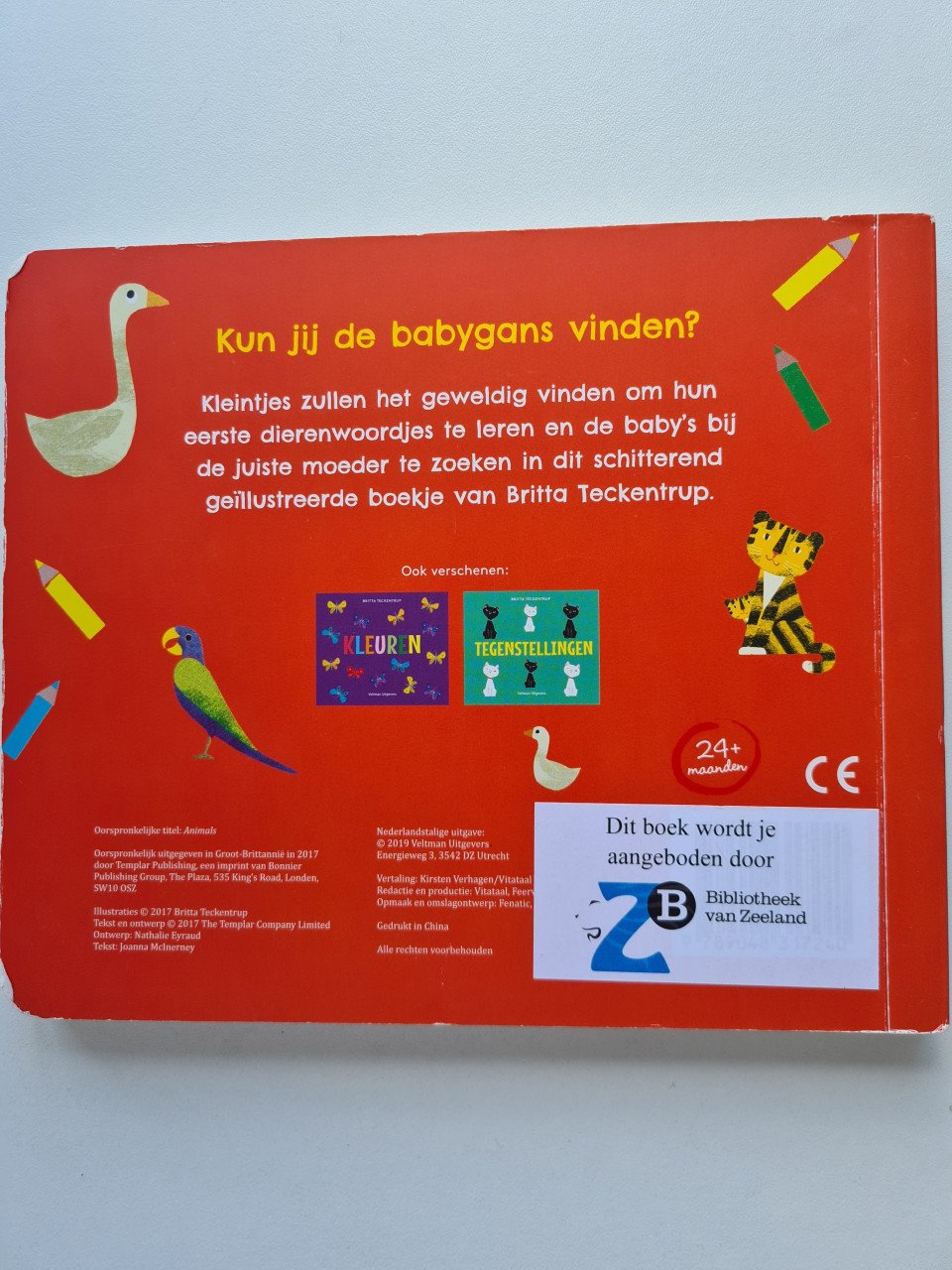 3 voorleesboekjes,  dieren, zelf aankleden en clown samen €2,50