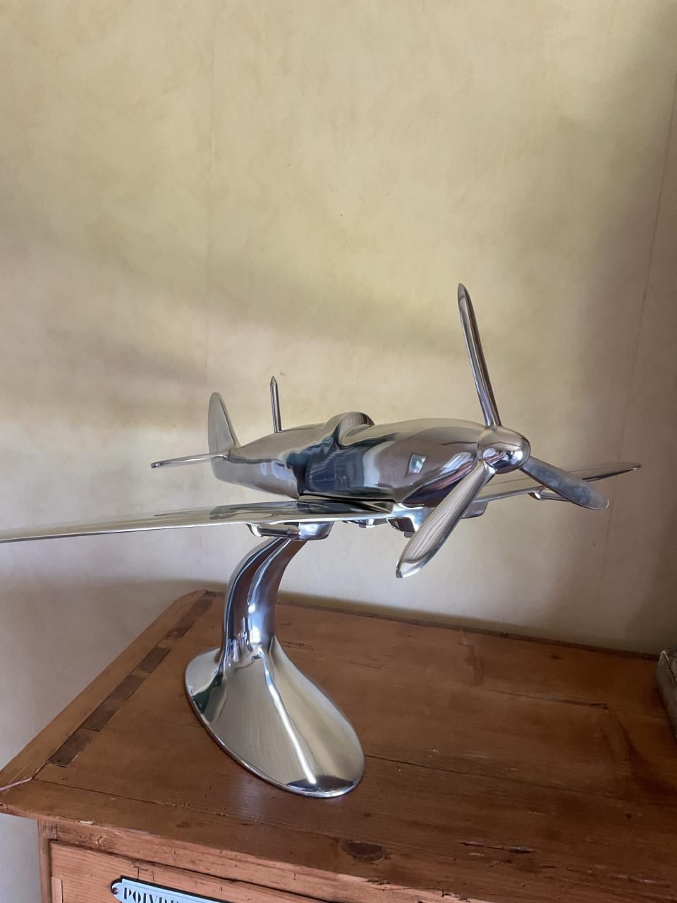 Spitfire vliegtuig ( metaal )