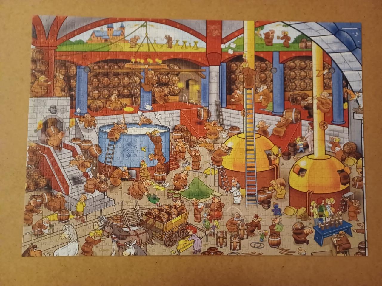 5 Leuke 'That's Life' legpuzzel met 1000 stukjes. De puzzels  compleet