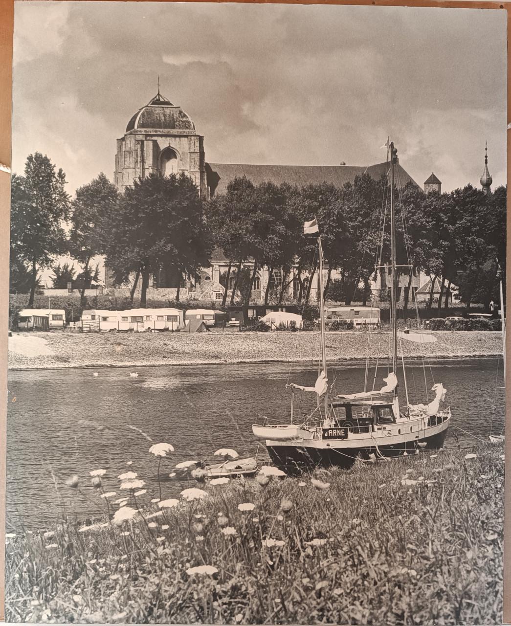 Foto Grote Kerk Veere door Jo Dingemanse (jaren '70)