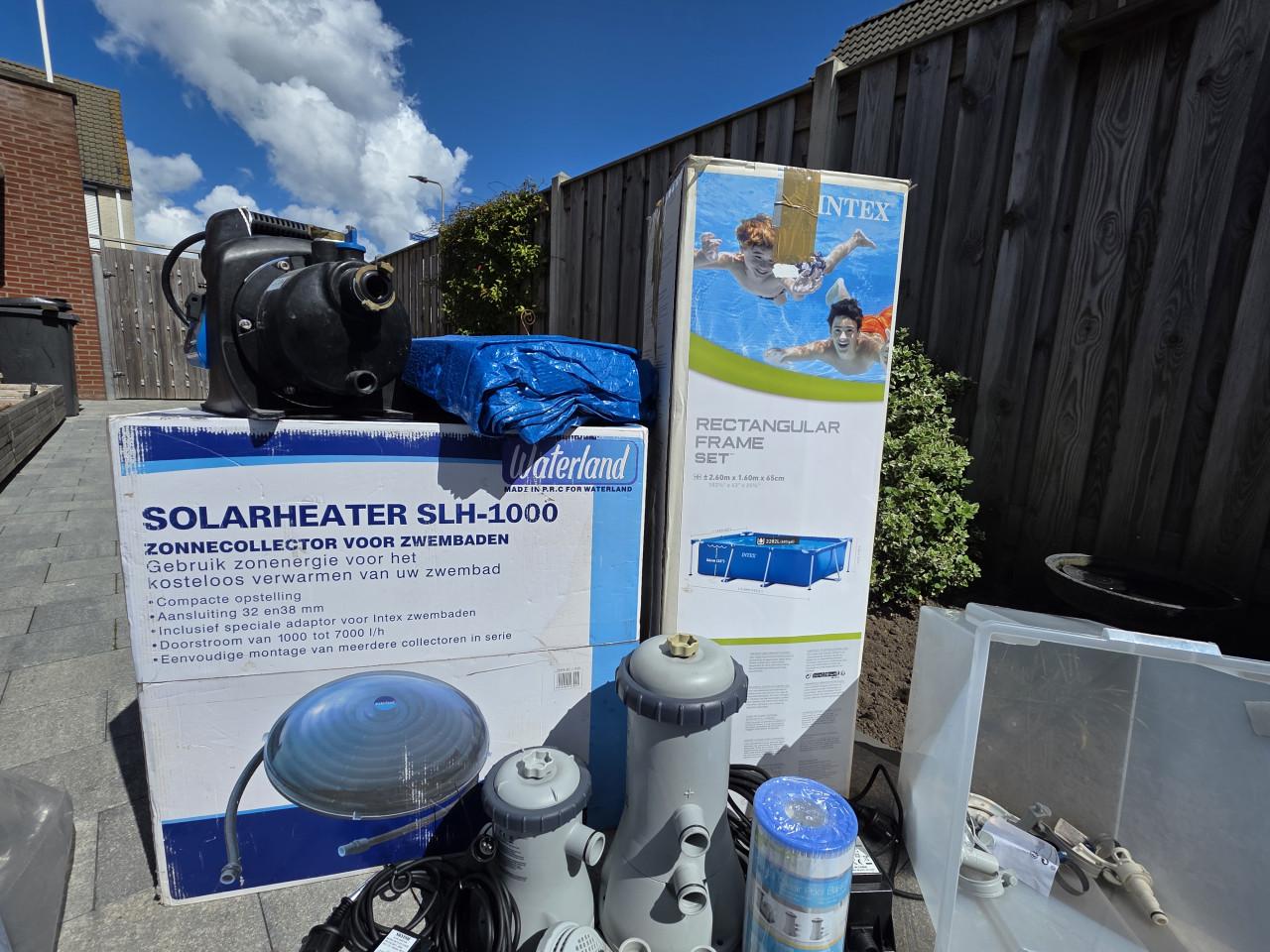 🌞 Zwembad met Complete Set – Direct klaar voor gebruik! 🏊‍♂️  T