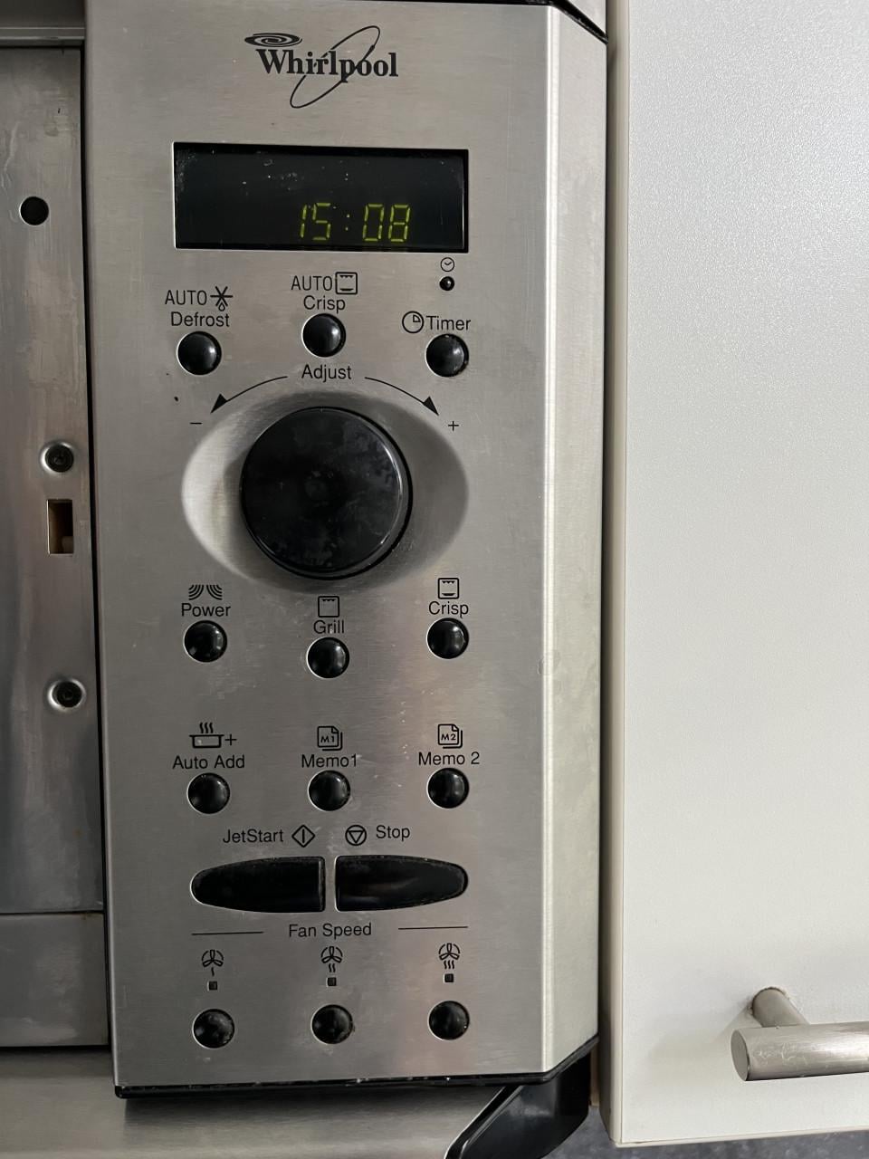 Whirlpool Magnetron + geïntegreerde afzuigkap