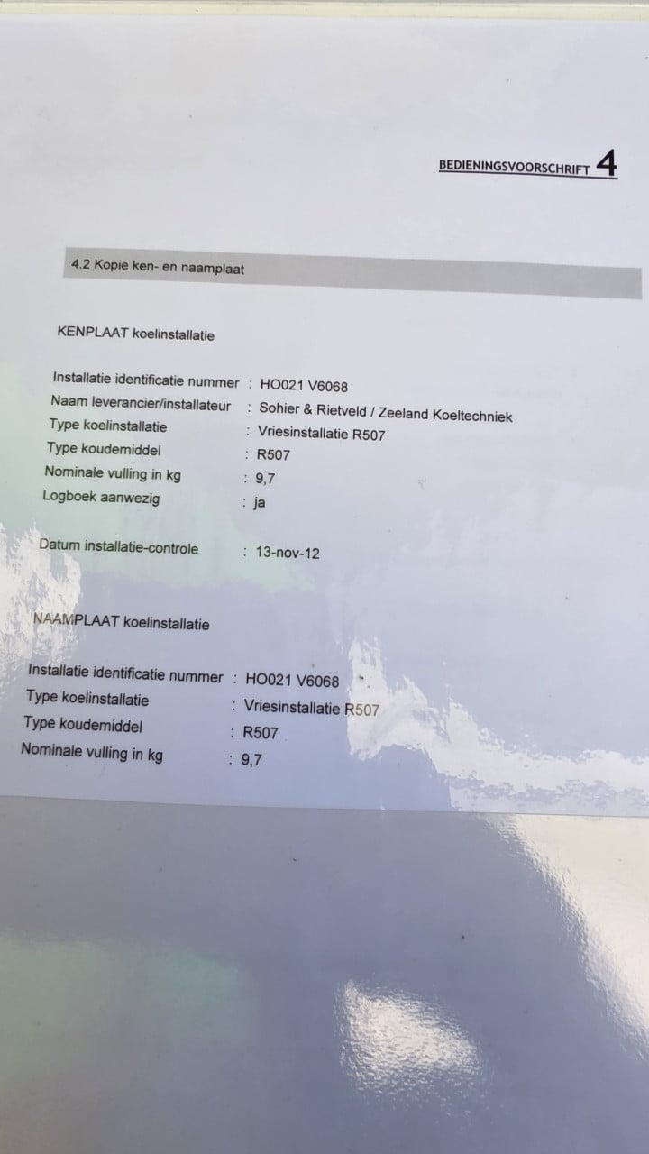 Vriesunit met verdamper 2012