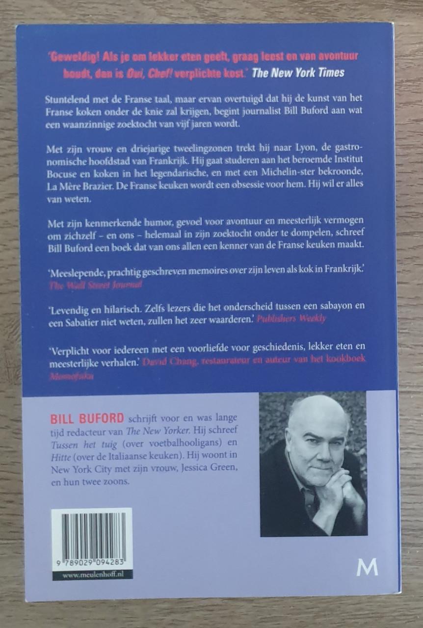 Boek: Oui Chef geschreven door Bill Buford
