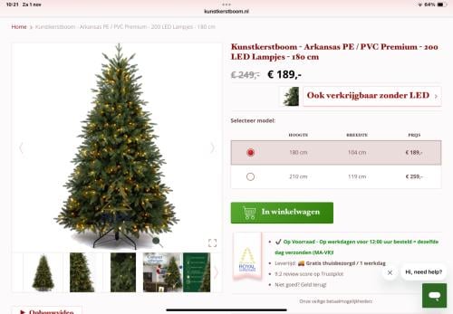 Kunstkerstboom