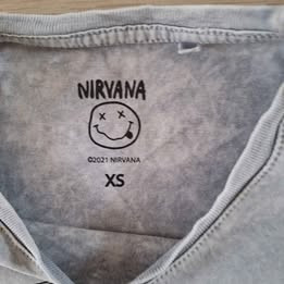 Shirt Nirvana maat XS/ S