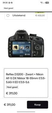 Nikon camera D3300 af-dx 18-50 f 35 56c11