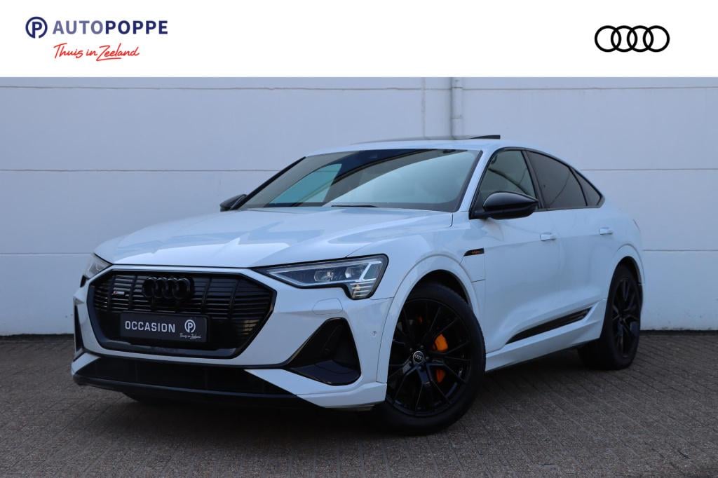 Audi E-tron sportback 55 quattro black edition 95 kwh s-line 408pk