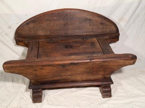 Koetsierbankje 17de eeuws /bankje.