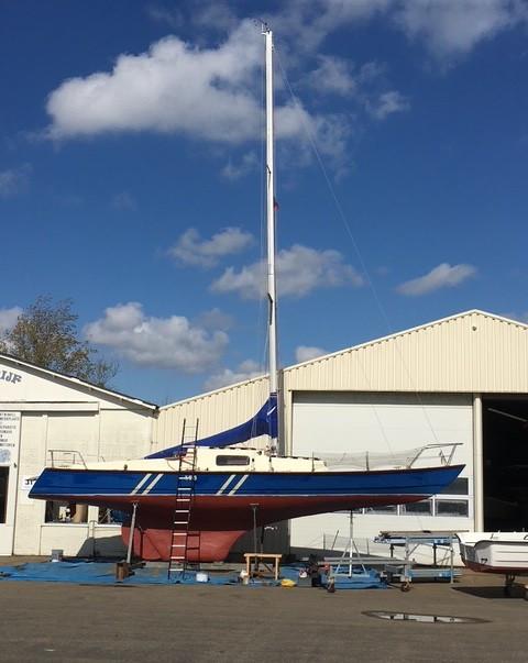 Schilderijen Jac Caljouw  Arnemuiden  werf in Arnemuiden