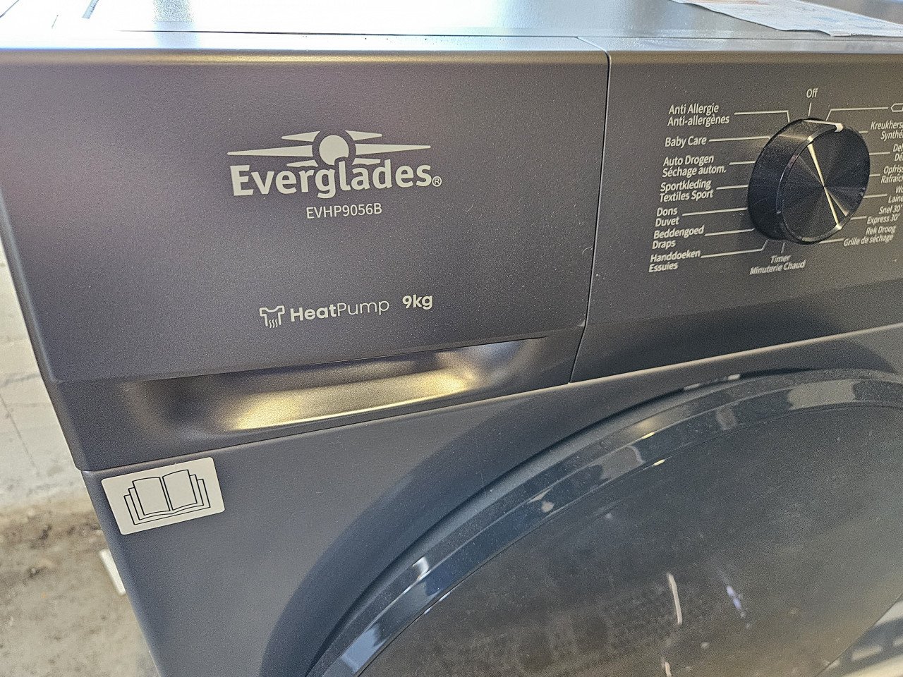 Wasmachine Inox kleur