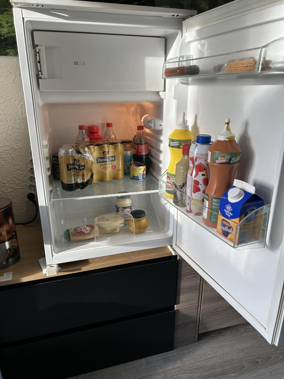 Inbouw koel en vries kastje