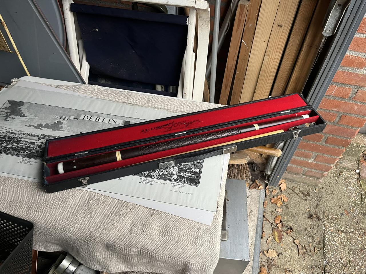 Biljartkeu met koffer