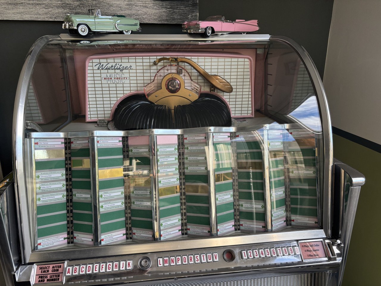 Wurlitzer 2200 jukebox uit 1958