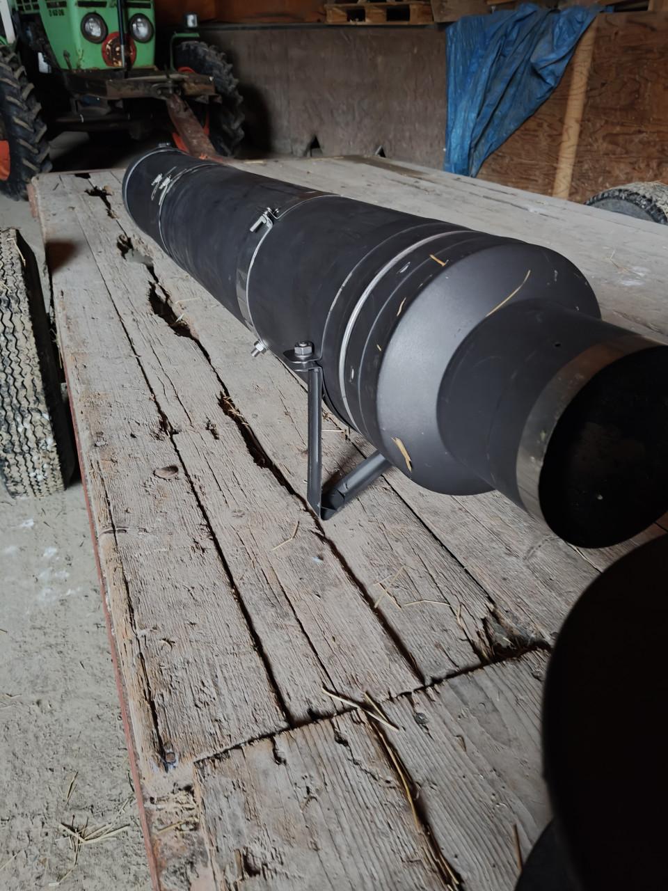 Dakdoorvoer houtkachel