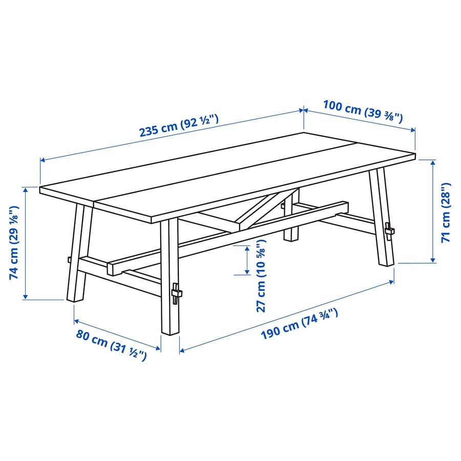 SKOGSTA Eettafel