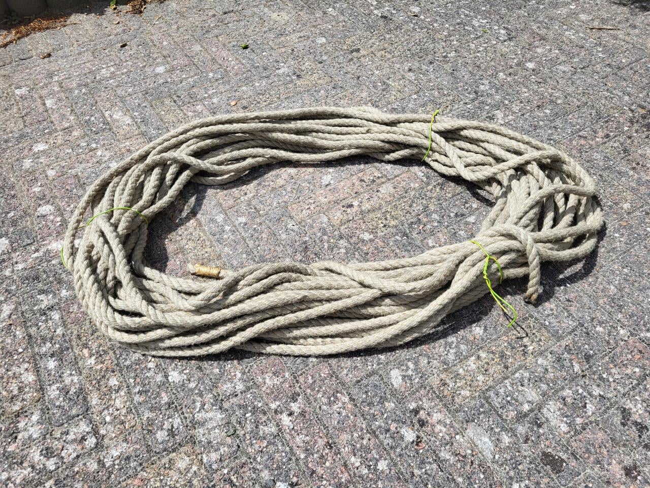 Touw 13 mm.  46 mtr. lang