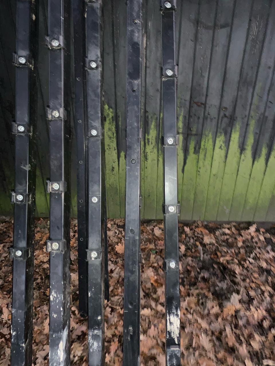 Staafmat zwart palen 280 multi